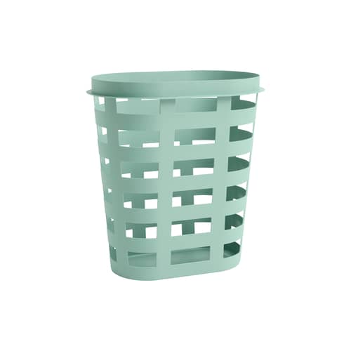 Panier à linge  plastique vert Large / 57 x 37 x H 62 cm - Hay - Vert - Polypropylène recyclé