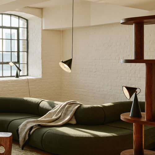 Pendelleuchte Pose LED metall grün / Ø 25 x H 24.5 cm - drehbar - Tom Dixon - Seetang - thermolackierter Stahl