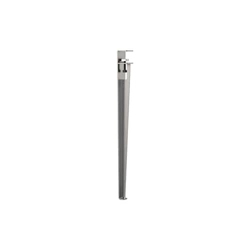 Pied Core avec fixation étau / H 75 cm / Pour créer table & bureau - TIPTOE - Inox brossé - Acier inoxydable brossé
