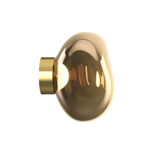 Applique Melt Surface Mini LED / Plafonnier - Ø 30 cm / Change de couleur - Tom Dixon - Bronze - Polycarbonate soufflé