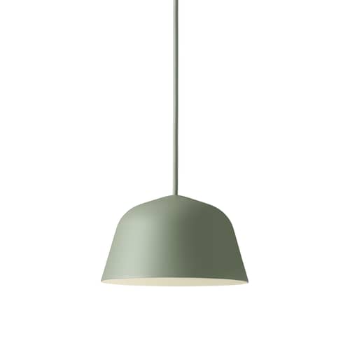 Suspension Ambit Mini métal vert / Ø 16,5 cm - Muuto - Vert Ancien - Aluminium