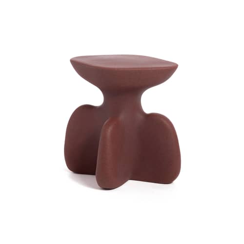 Tavolino d\'appoggio Archeo materiale plastico rosso / H 38,7 cm - Jaime Hayón - Magis - Rosso porfido - Polietilene