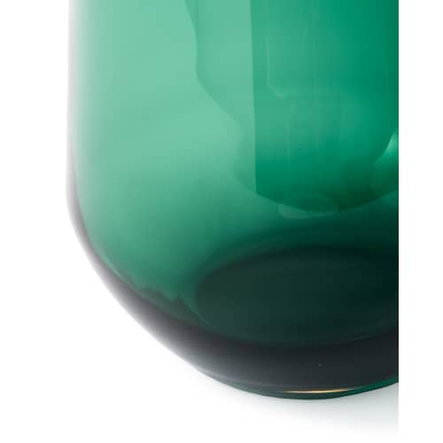 Long neck Vase glass green / Ø 27.5 x H 45 cm - Glass - Pols Potten - Green - Glass