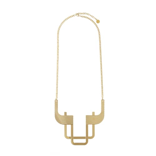 Halskette Venusia - Trama gold metall - Alessi - Goldfarben - PVD-beschichteter Stahl