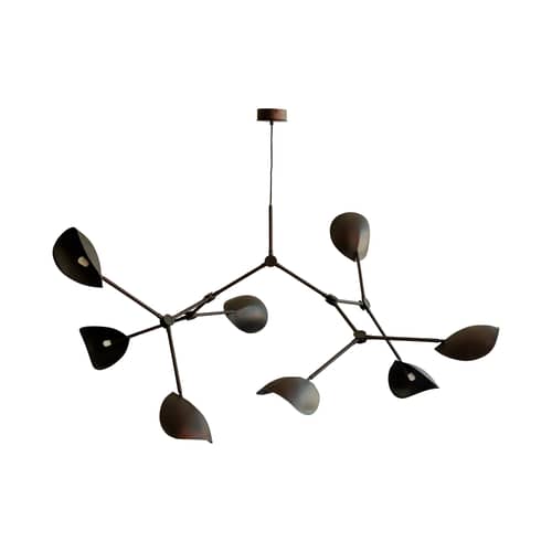 Stingray Grande Pendant metal black / 177 x 142 cm - 101 COPENHAGEN - Burnt Black - Aluminium