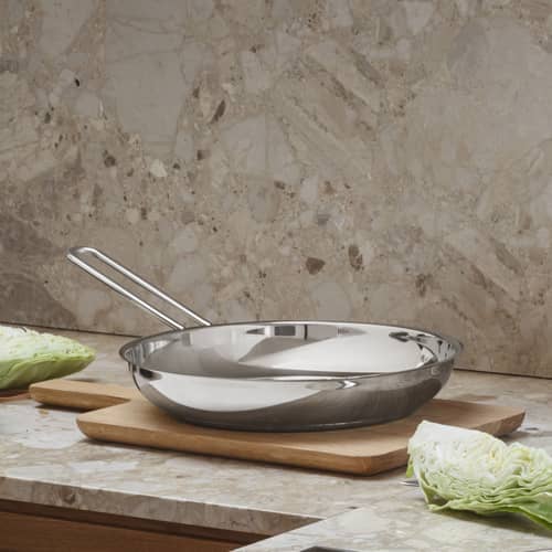 Poêle à frire Honeycomb métal / Ø 24 cm - Tous feux dont induction - Eva Trio - Ø 24 cm - Acier recyclé