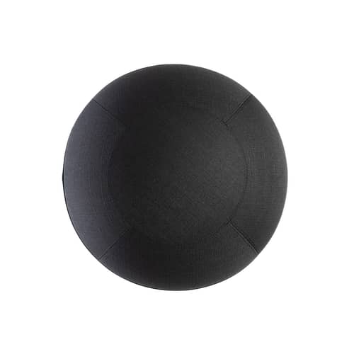 Pouf Original / Siège ergonomique - Ø 55 cm / Tissu chiné - BLOON PARIS - Noir intense - PVC, Tissu polyester