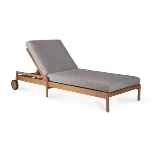 Accessoire / Matelas pour bain de soleil Jack - Ethnicraft - Moka - Mousse, Tissu polypropylène