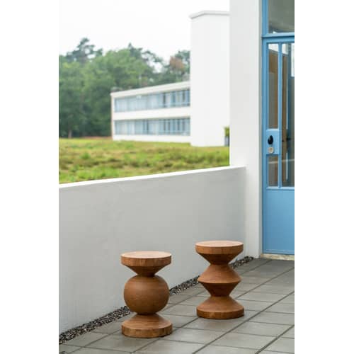 End table Ball Pols Potten / Hand-carved wood - Natural wood