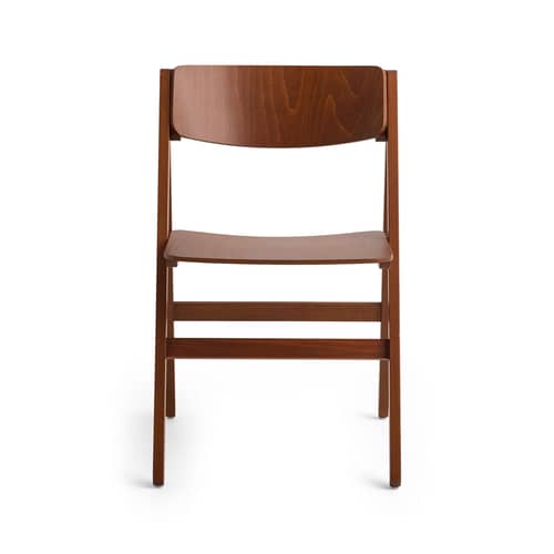 Chaise pliante Backflip bois marron - Hay - Bois foncé - Contreplaqué de hêtre moulé, Hêtre massif