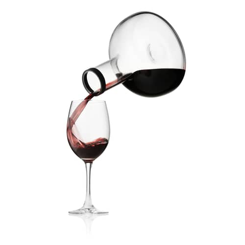 Decantatore New Norm vetro materiale plastico trasparente / 1 L - Audo Copenhagen - Trasparente - Acciaio inossidabile, Silicone, Vetro
