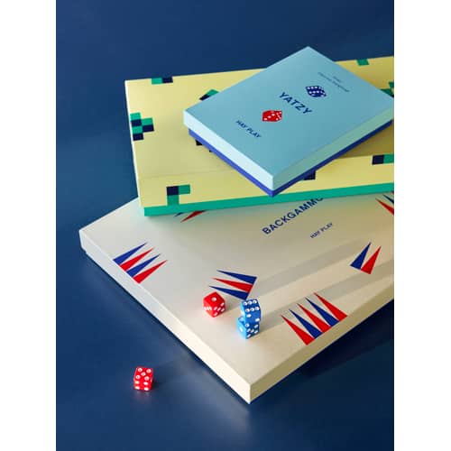 Jeu Backgammon Hay Play plastique multicolore - Hay - Backgammon - Carton, Résine