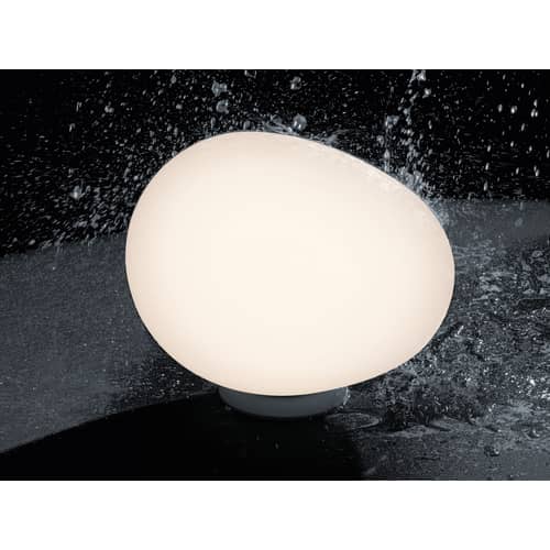 Lampe d\'extérieur Gregg XL / L 59 cm - Foscarini - L 59 cm / Blanc - Acier inoxydable, Polyéthylène