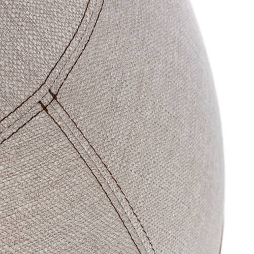 Pouf Original XL / Siège ergonomique - Ø 65 cm / Tissu chiné - BLOON PARIS - Ivoire - PVC, Tissu polyester