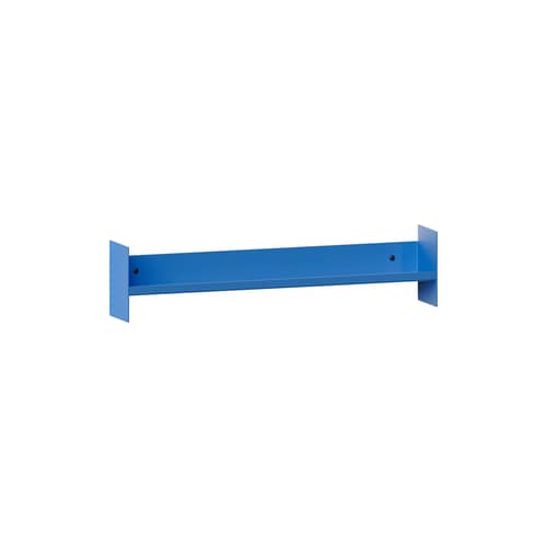 Regal Pli Slim metall blau / B 60 x T 10 cm - TIPTOE - Azurblau - thermolackierter Stahl