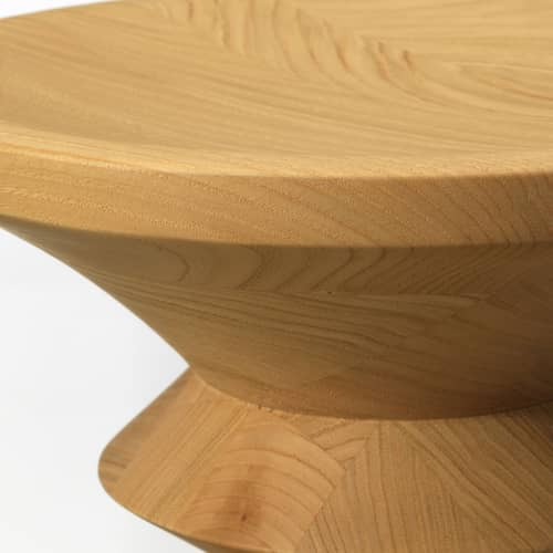 Tabouret Stools bois naturel / Modèle A - Vitra - Modèle A / Châtaignier naturel - Châtaignier massif
