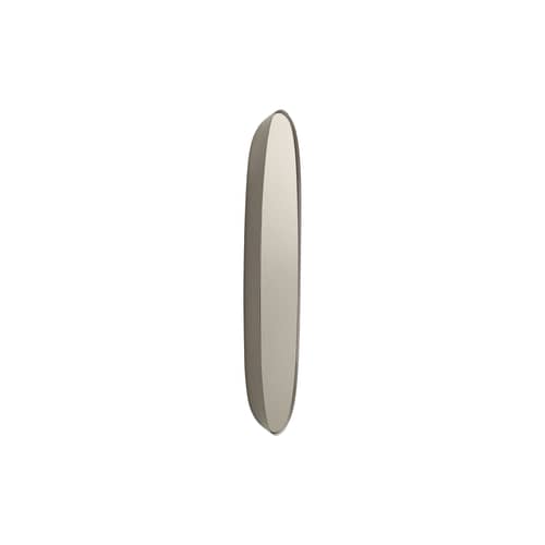 Wandspiegel Framed Small metall beige / 44 x 59 cm - Muuto - Rahmen: taupe - Spiegel: Rauchglas, grau - Glas, Stahl