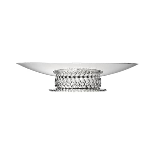 Centre de table Babylone métal / Ø 40 x H 9 cm - Christofle - Métal argenté - Métal argenté