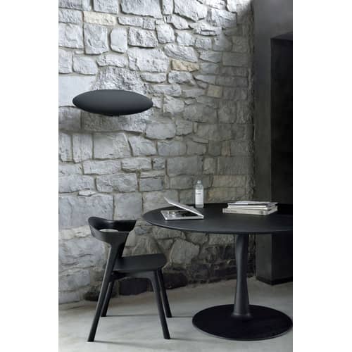 Chaise Bok Indoor bois noir / Chêne massif - Ethnicraft - Noir - Chêne massif