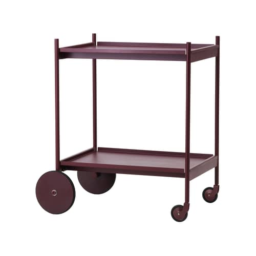 Rul Dresser metal purple / Removable Trays - Normann Copenhagen - Burgundy - MDF, Powder coated steel