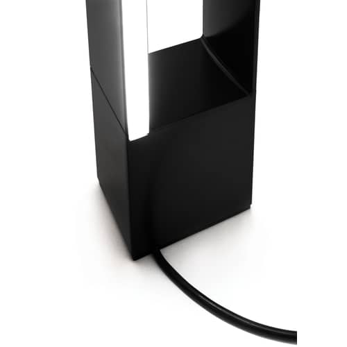 Tru LED Floor lamp metal black / H 185 cm - Nemo - Black - Extruded aluminium