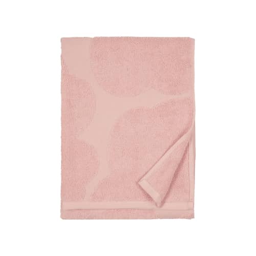 Unikko Hand towel textile pink / 50 x 70 cm - Marimekko - Unikko / Pink - Cotton