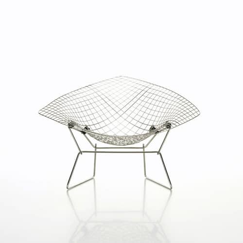 Diamond Chair Miniature metal /  Bertoia (1952) - Vitra - Diamond Chair - Metal
