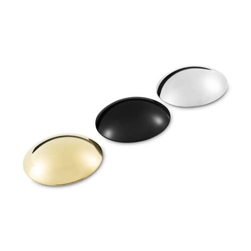 Outdoor-Wandleuchte Press Surface Mini glas transparent / LED - Ø 21,5 cm - Tom Dixon - Transparent - Pressglas, Stahl