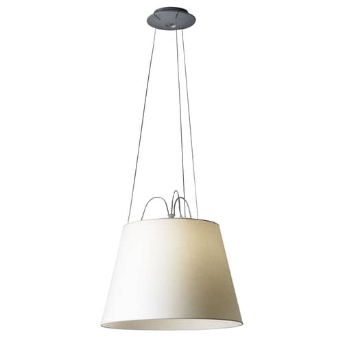 Tolomeo Mega Pendant paper beige Ø 42 cm - Artemide - Off white - Parchment paper