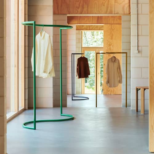 Green Metal Rack Hay Colour Rack Rack - jungle green | Made In Design UK