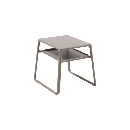 Table d\'appoint Pop beige / 44 x 39,5 x H 38,5 cm - NARDI - Taupe - Résine de fibre de verre