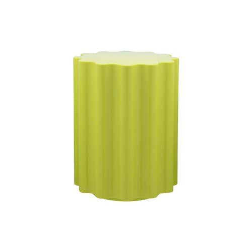 Tabouret Colonna plastique vert / H 46 x Ø 34,5 cm - By Ettore Sottsass - Kartell - Vert - Technopolymère thermoplastique