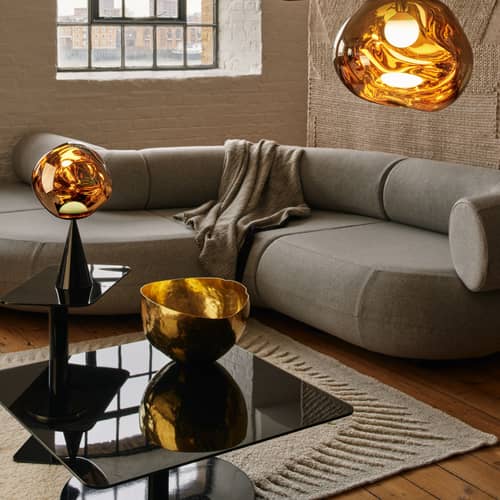 Tapis Edgy blanc / 170 x 240 cm - Tom Dixon - 170 x 240 cm - Laine de Nouvelle-Zélande