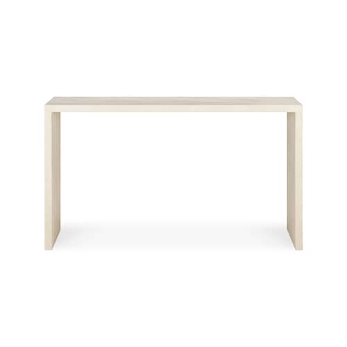 Console Elements blanc / L 150 x P 40 x H 85 cm - Microciment - Ethnicraft - L 150 cm / Blanc cassé - Microciment