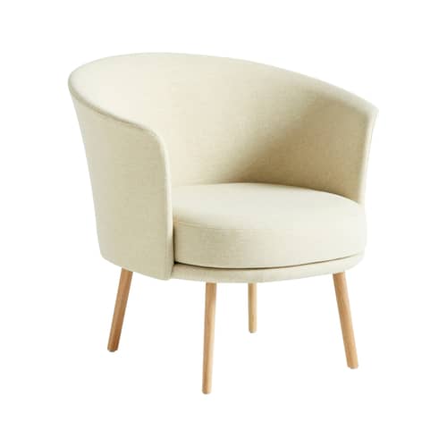 Poltrona girevole Dorso di Hay bianco beige Made In Design