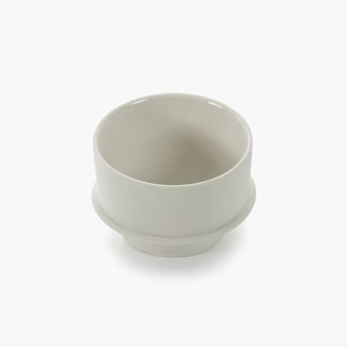 Set de 2 tasses à café Dune / By Kelly Wearstle - Ø 9 x H 6 cm - Serax - Blanc Albâtre - Porcelaine