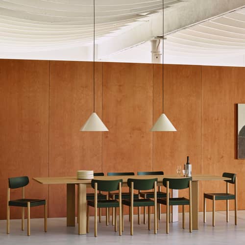 Chisel 630 Extending table wood black / L 180/280 cm x 95 cm - Hay - Black - Lacquered oak veneer