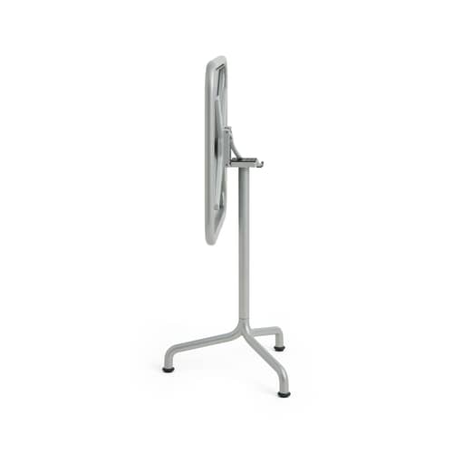 quadratischer Tisch Deville metall grau / 55 x 55 cm - Hay - Silbergrau - 