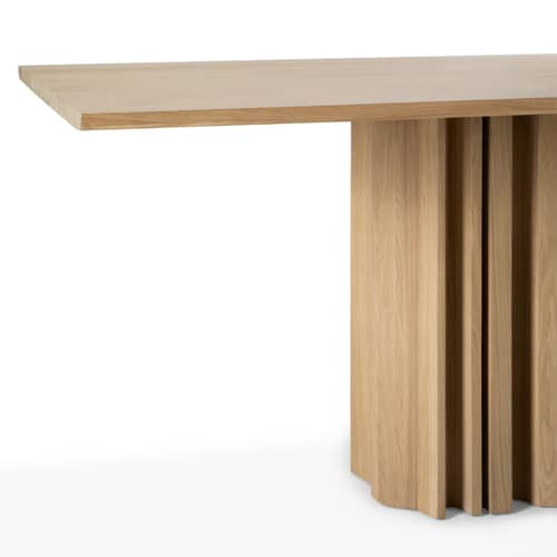 rechteckiger Tisch Sequence holz natur / 240 x 110 cm – 10 Personen - Ethnicraft - Eiche - massive Eiche