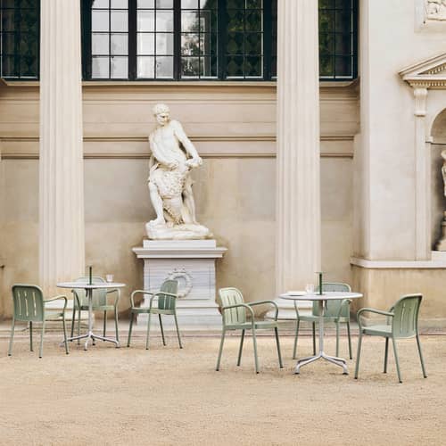 Deville Stackable armchair metal green - Hay - Thyme Green - 