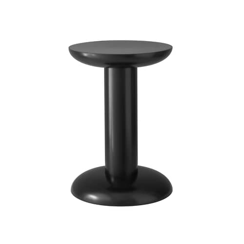 Table d\'appoint Thing / Tabouret - By George Sowden / Alu recyclé - raawii - Noir - Aluminium recyclé