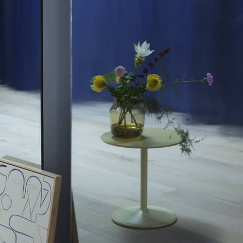 Vase Silent verre orange / Ø 20 x H 23 cm - Muuto - Orange - Verre soufflé bouche