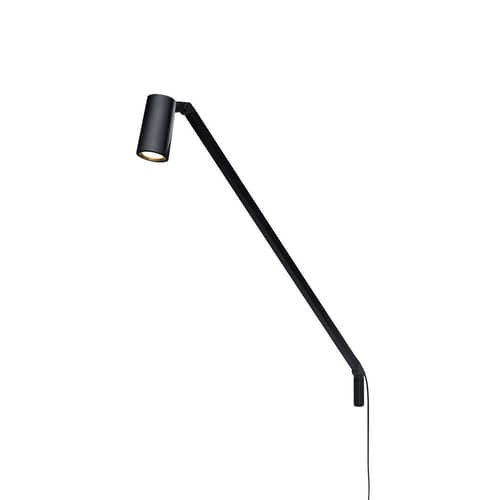 Untitled MINI Spot LED 2700K Lamp metal black / Adjustable - Nemo - Round head / 2,700 K (warm white) - Aluminium