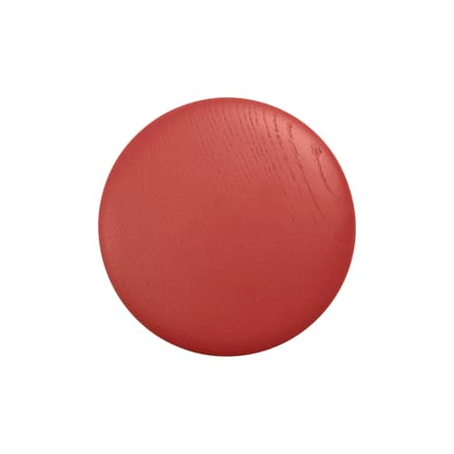 Patère The Dots Wood Medium bois / Ø 13 cm - Exclusivité en édition limitée - Muuto - Cherry (édition limitée) - Frêne teinté