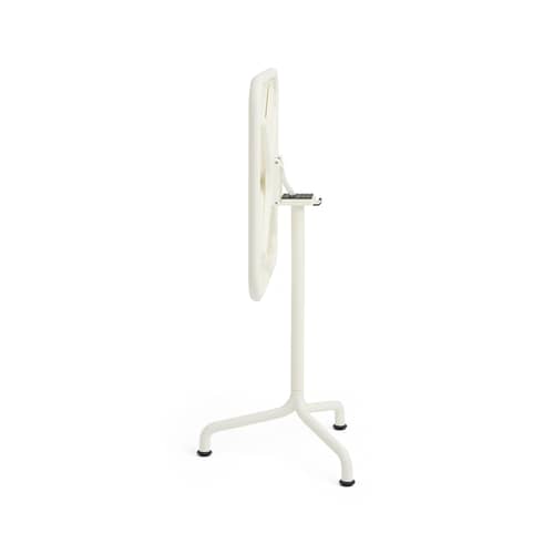 Table carrée Deville métal blanc / 55 x 55 cm - Hay - Blanc crème - 