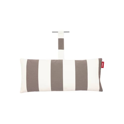 Armlehne  textil braun / Kissen für Hängematte Headdemock Superbe - Stoff Olefin-Gewebe - Fatboy - Kakao gestreift (Olefin-Gewebe) - Olefin Stoff, Schaumstoff