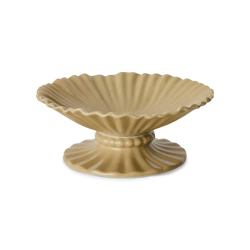 Coppa New classics ceramica beige / Ø 27 x H 11 cm - HK LIVING - Talpa - Gres