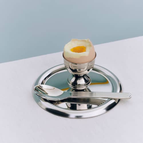 Eierbecher Essential Hay - Silber - Metall
