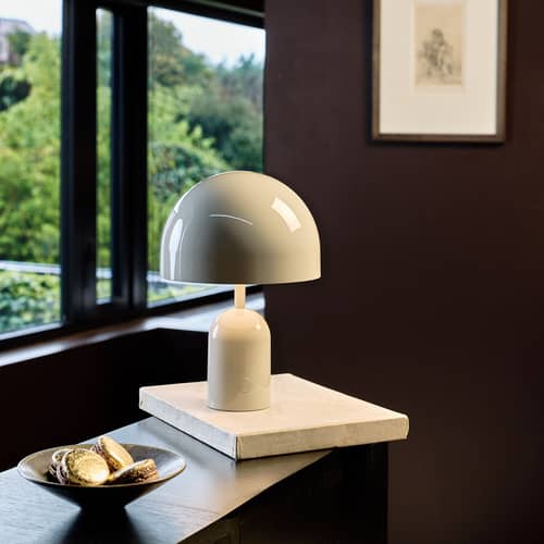 Lampe sans fil rechargeable Bell LED blanc - Tom Dixon - Mastic - ABS