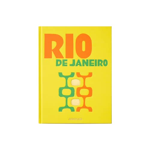 Libro Rio De Janeiro carta multicolore / Lingua inglese - Editions Assouline - Rio De Janeiro - Carta, Lino